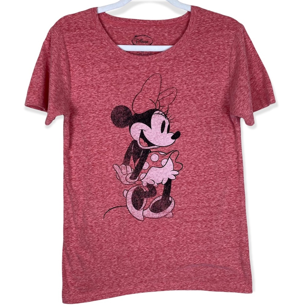 Disney Size Small Minnie Mouse Graphic Scoop Neck Short Sleeve T-Shirt